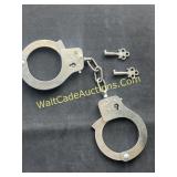 Metal Handcuffs with Keys! Heavy-duty,