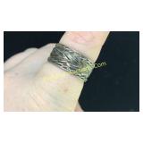 Silver Color Ring Sz 8.5