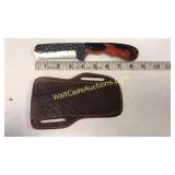 Damascus Steel 4 in Blade Bull Cutter