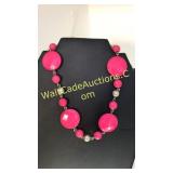 Pink Beaded Necklace