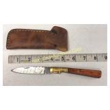 Damascus Steel 3.5 in Blade Folding Knife