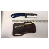 Damascus Steel 4 in Blade Bull Cutter