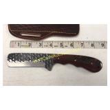 Damascus Steel 4 in Blade Bull Cutter