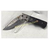 Damascus Steel 3.5 in Blade Folding Knife