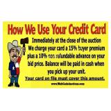 How We Use Yoru Credit Card