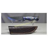 Damascus Steel - 3.5 in. Hunting Knife, Custom