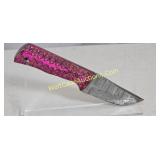 Damascus Steel Knife - 3.5 in Blade