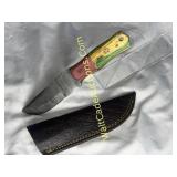 Damascus steel - 4 inch blade  Utility Knife -