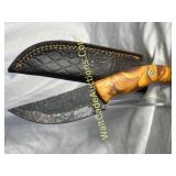 Damascus Hand-Forged Farrierï¿½s Rasp Skinner 4"