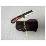 Damascus Knife w/Sheath 4 inch damascus -