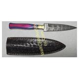 Damascus Steel - 4.5 in.knife throwing combat