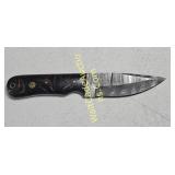 Damascus Steel - 4.5 in Fixed Blade Knife, Custom