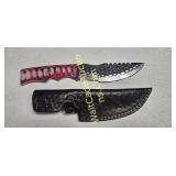 Damascus Steel - 5.5 in. Hunting Knife, Custom