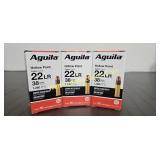 Ammo - 22LR Aguila 3 Boxes of 50=150 Rounds