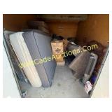 FURNITURE, BOXES, ELECTRIC FANS