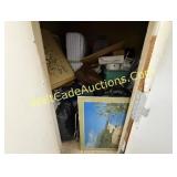 LARGE WALL PICTURES, KITCHENWARE, BAGS
