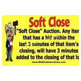 Soft Close We use a soft close method of closing.