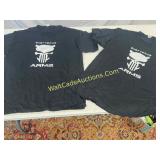 T-shirts - (2) 'East Texas Arms', Size XL, Black