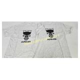 T-shirts - (2) 'East Texas Arms', Size XL, Ash