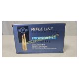 Ammo - .270 Winchester PPU Rifleline 20 Rounds