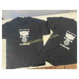 T-shirts - (2) 'East Texas Arms', Size XL, Black