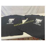 T-shirts - (2) 'East Texas Arms', Size L, Black