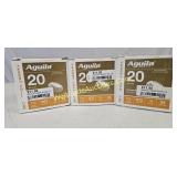 Ammo - 20 gauge Aguila 3/25