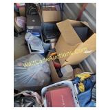 electronics, pictures, totes, misc