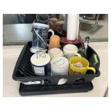 Paper Towel Holder, Dishdrainer, Coffee Mugs