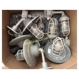 Industrial Vapor-Tight Jelly Jar Wall Sconce /