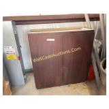 Cabinet - Height: 39in. Length: 36in. Width: 18in