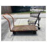 Shopping Cart, Rolling Cart 4ft. X 2 ft.
