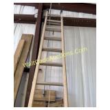 Ladder -  24ft Extension, Fiberglass, 375lbs Load