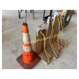 Wooden Stand to temporarily hold wire/cable