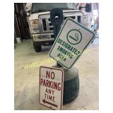 Cigarette Smoker Safety Container / Signs (2)