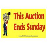 This Auction Ends on Sunday
