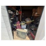 BOAT MOTOR, TOOLS, FURNITURE
