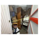 LOTS OF BOXES, DRESSER, BOOKSHELF