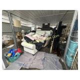 COUCHES, LINENS, BED FRAME