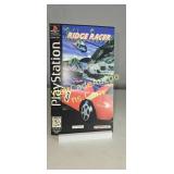 PlayStation Ridge Racer, original case and book
