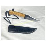 Damascus Knife, 8in  Steal -  Messerfieber Murat