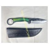 Damascus Knife - 8in Steal, Custom Tactical