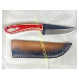 Damascus Knife - 8in Steal, Hand Forged Utility