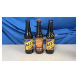 Soda Bottles - (3) 2 Full, 1 Empty, Dadï¿½s Old