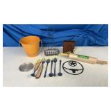 Bucket, Utensils, Decor, & More - (12)