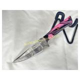 Damascus Knife, 8in Steal - Hunting Knife