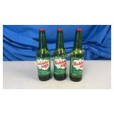 Soda Bottles - (3) Full Bottles, Bubble Up Lemon