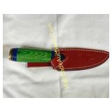 Damascus Knife - 8in Steal, Hand Forged Hunting