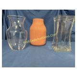 Flower Vases Lot of 3