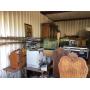 China cabinet, Sony surround sound, Dining Chairs,